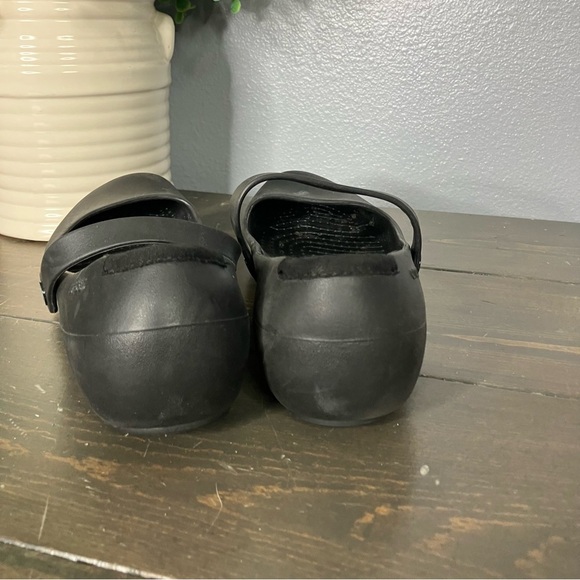 Crocs Alice Mary Jane Shoes Size 9 Women’s Solid Black Workwear - Picture 5 of 8